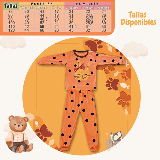 Conjunto Cat Orange